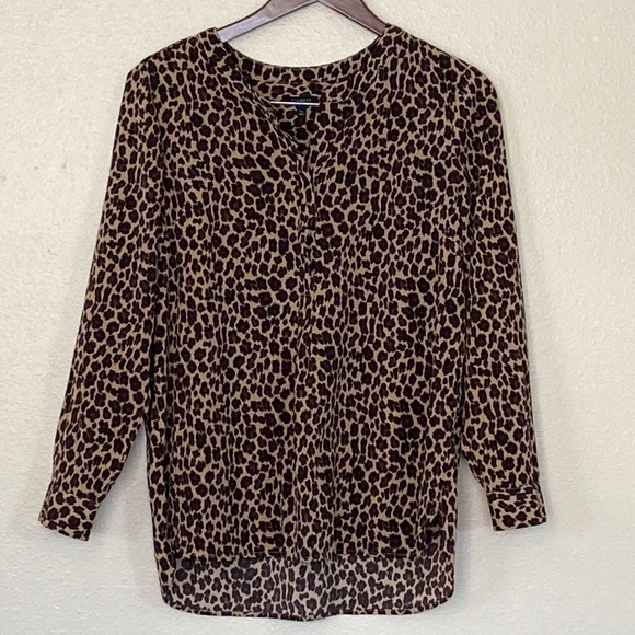 TALBOTS| animal print tunic Lp - Picture 2 of 9